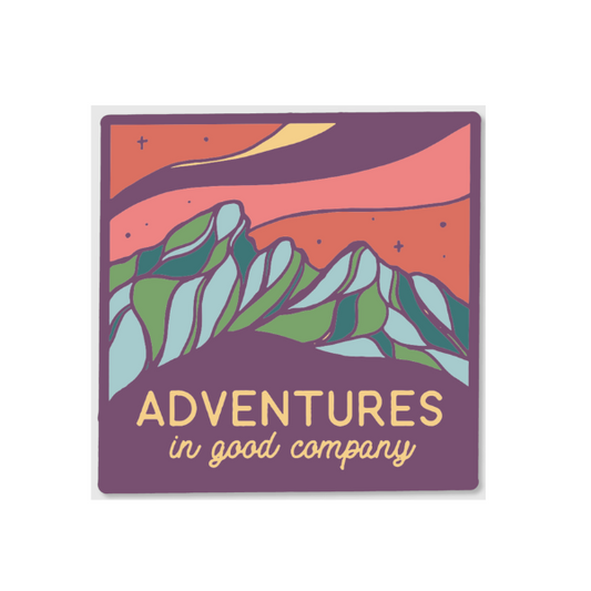 Moonscape Mirrored Sticker