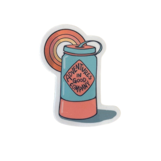 Classic Holographic Water Bottle Sticker
